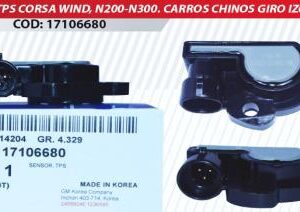 SENSOR TPS CHEVROLET CORSA WIND / N200-N300 / CHERY / CHANGAN (V.CHINO)