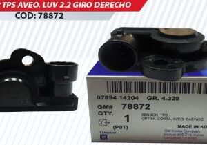 SENSOR TPS CHEVROLET AVEO / CORSA / LUV / DAEWOO LANOS